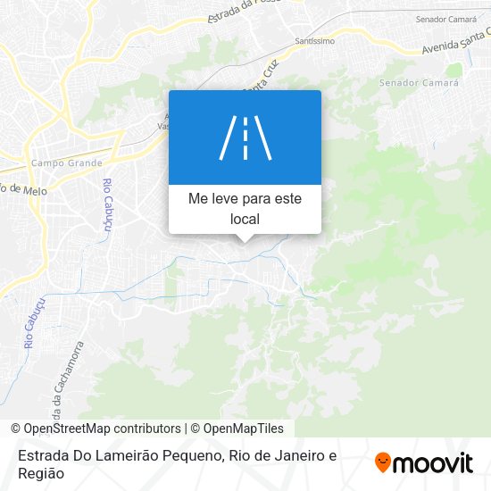 Estrada Do Lameirão Pequeno mapa