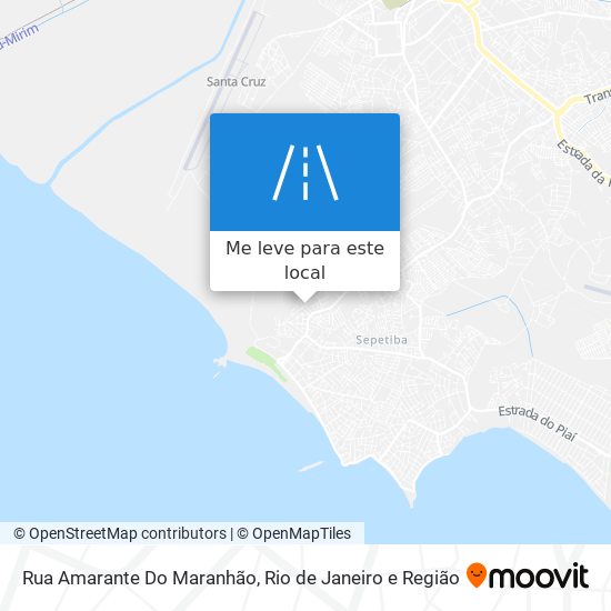 Rua Amarante Do Maranhão mapa