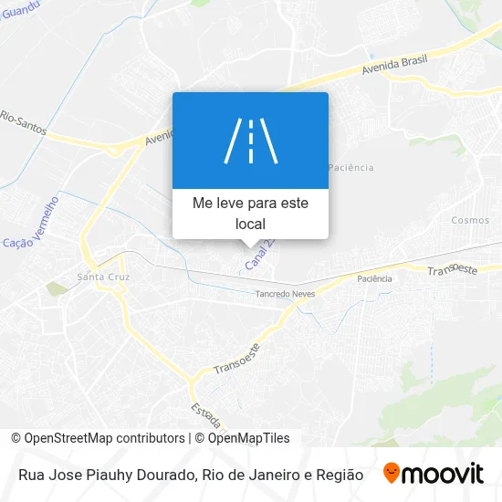 Rua Jose Piauhy Dourado mapa