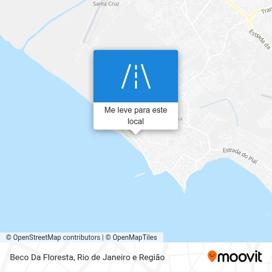 Beco Da Floresta mapa