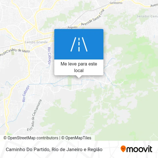 Caminho Do Partido mapa