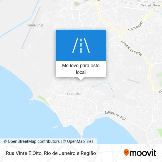 Rua Vinte E Oito mapa