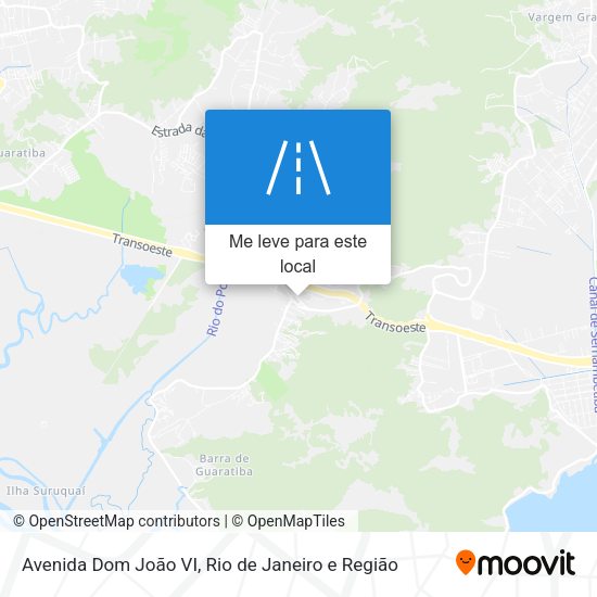Avenida Dom João VI mapa