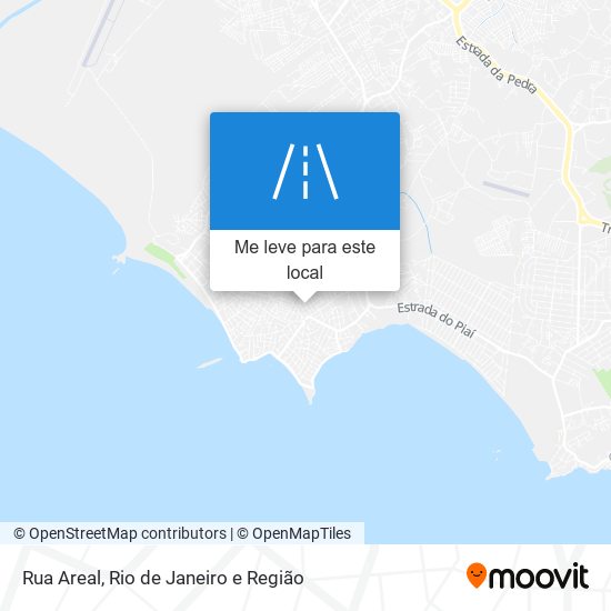 Rua Areal mapa