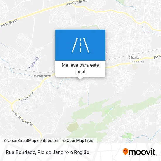 Rua Bondade mapa