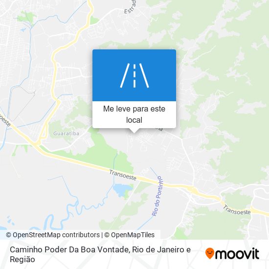 Caminho Poder Da Boa Vontade mapa