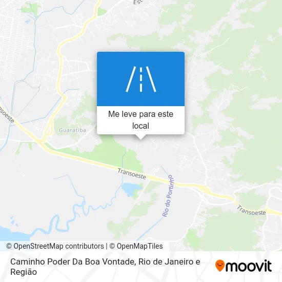 Caminho Poder Da Boa Vontade mapa