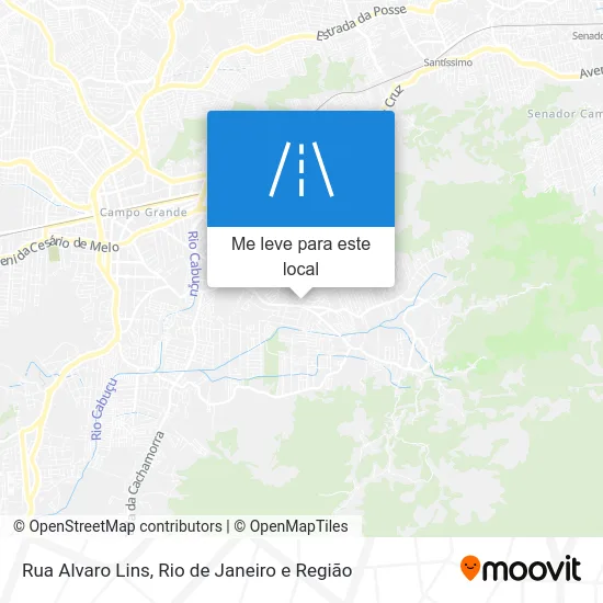 Rua Alvaro Lins mapa