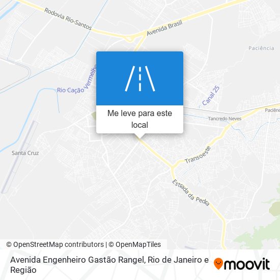 Avenida Engenheiro Gastão Rangel mapa
