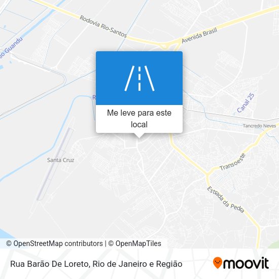 Rua Barão De Loreto mapa