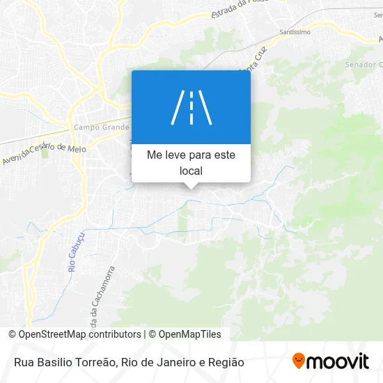 Rua Basilio Torreão mapa
