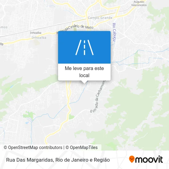 Rua Das Margaridas mapa