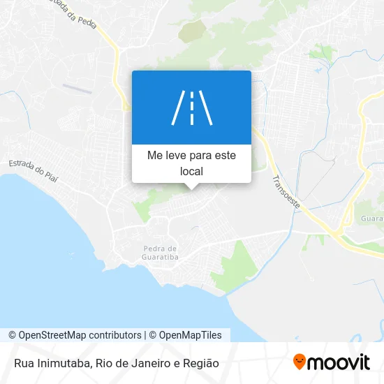 Rua Inimutaba mapa