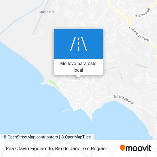 Rua Otávio Figueiredo mapa