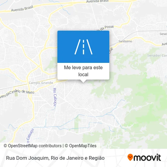 Rua Dom Joaquim mapa