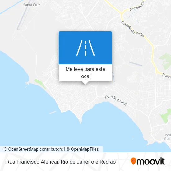 Rua Francisco Alencar mapa