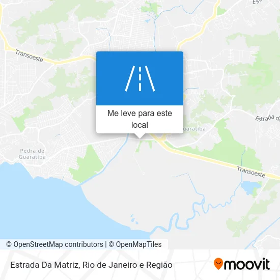 Estrada Da Matriz mapa