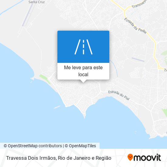 Travessa Dois Irmãos mapa