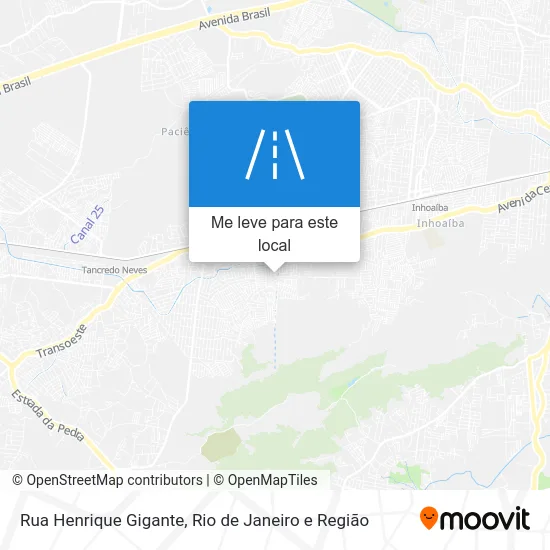Rua Henrique Gigante mapa