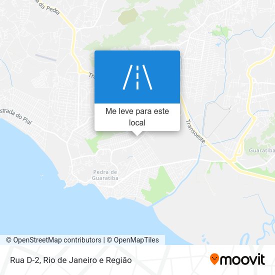 Rua D-2 mapa