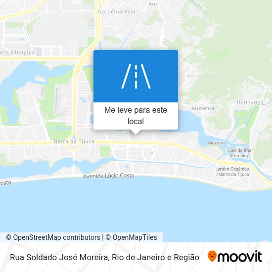 Rua Soldado José Moreira mapa