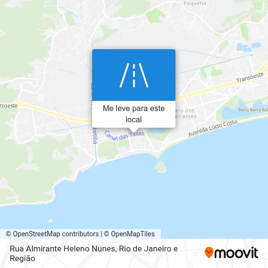 Rua Almirante Heleno Nunes mapa