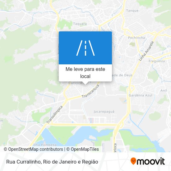 Rua Curralinho mapa