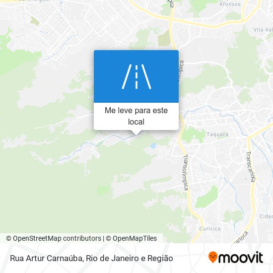 Rua Artur Carnaúba mapa