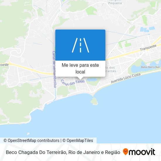 Beco Chagada Do Terreirão mapa
