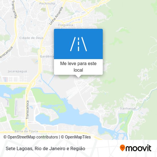 Sete Lagoas mapa