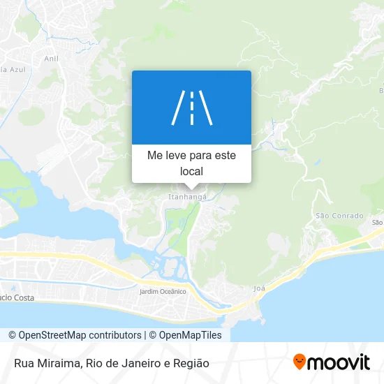 Rua Miraima mapa