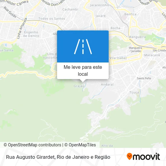 Rua Augusto Girardet mapa