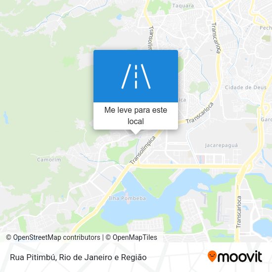 Rua Pitimbú mapa