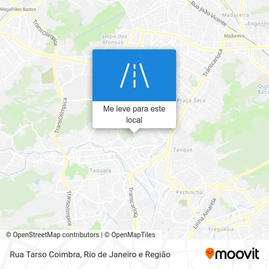 Rua Tarso Coimbra mapa