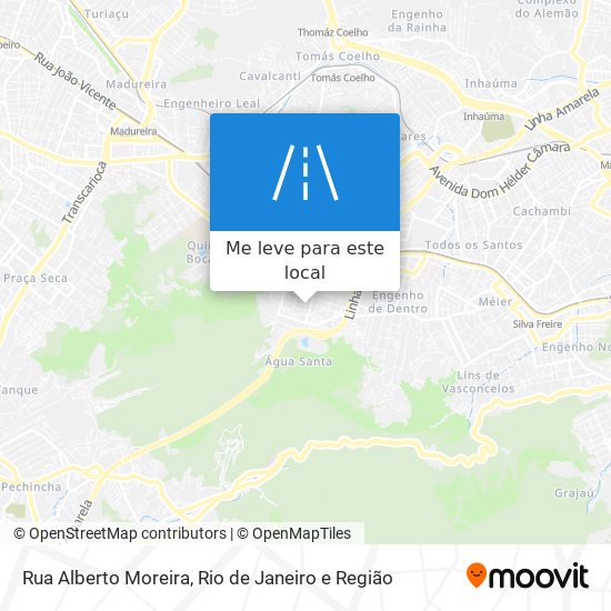 Rua Alberto Moreira mapa