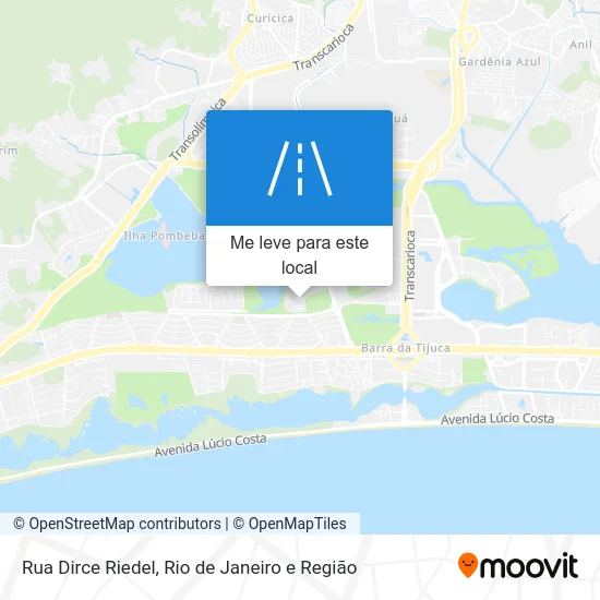 Rua Dirce Riedel mapa