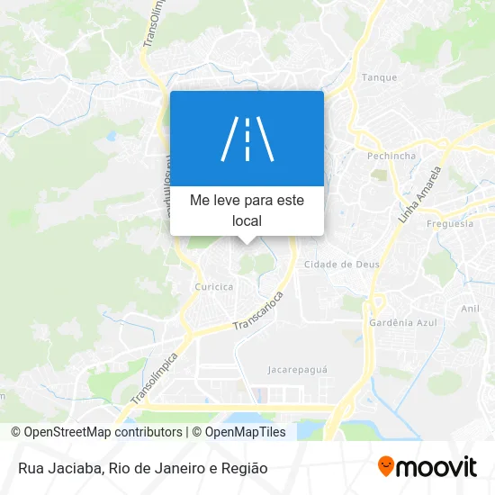 Rua Jaciaba mapa
