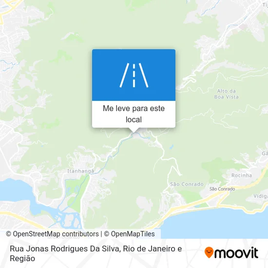 Rua Jonas Rodrigues Da Silva mapa
