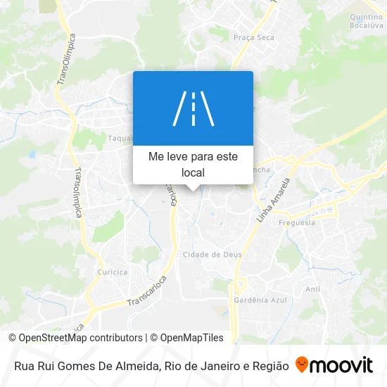 Rua Rui Gomes De Almeida mapa