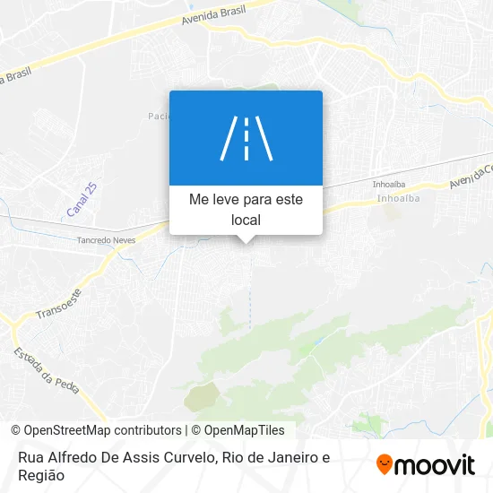 Rua Alfredo De Assis Curvelo mapa