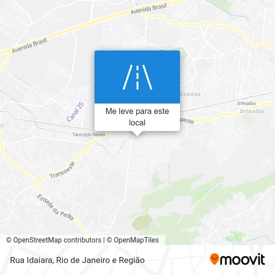 Rua Idaiara mapa