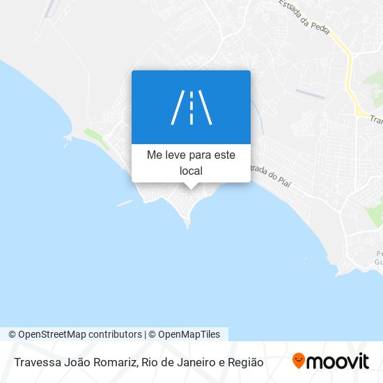 Travessa João Romariz mapa