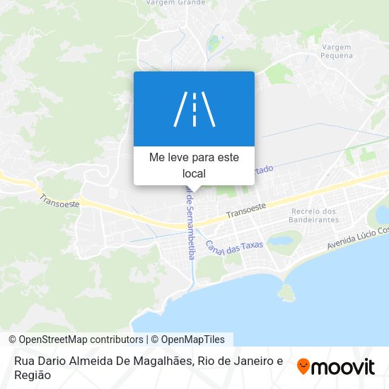 Rua Dario Almeida De Magalhães mapa