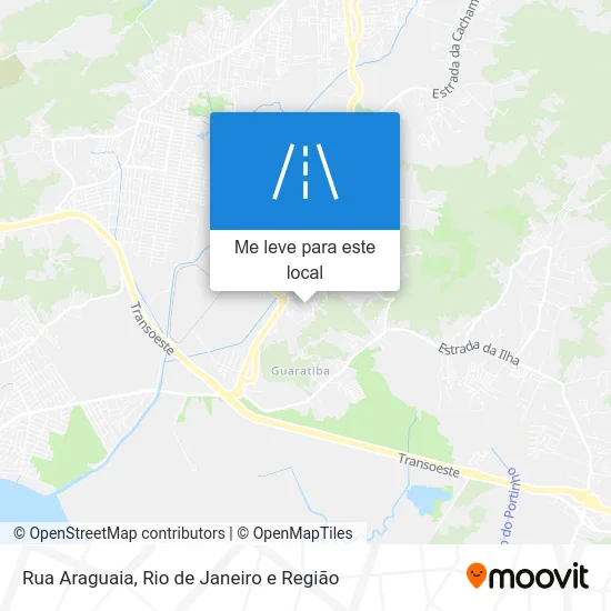 Rua Araguaia mapa