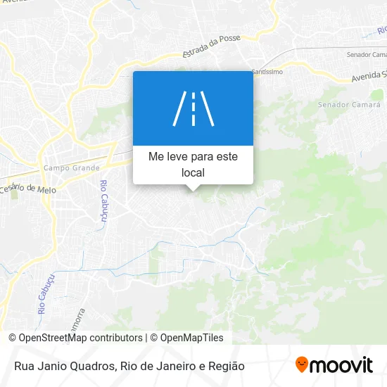 Rua Janio Quadros mapa