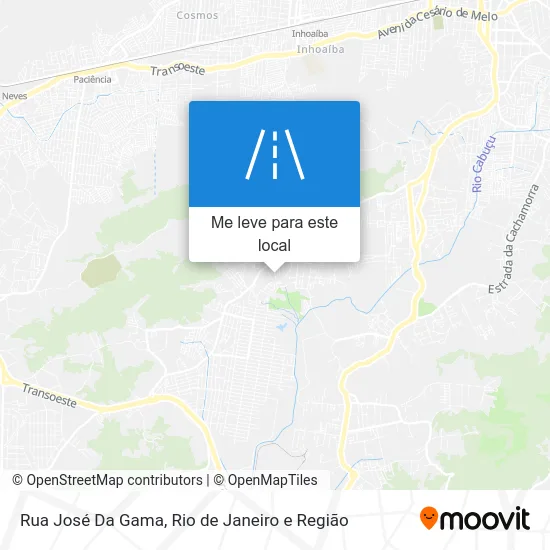 Rua José Da Gama mapa
