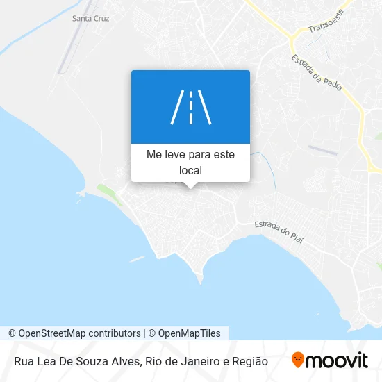 Rua Lea De Souza Alves mapa