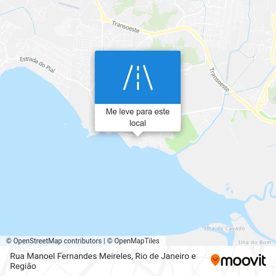 Rua Manoel Fernandes Meireles mapa