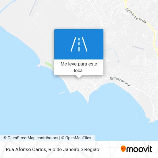 Rua Afonso Carlos mapa