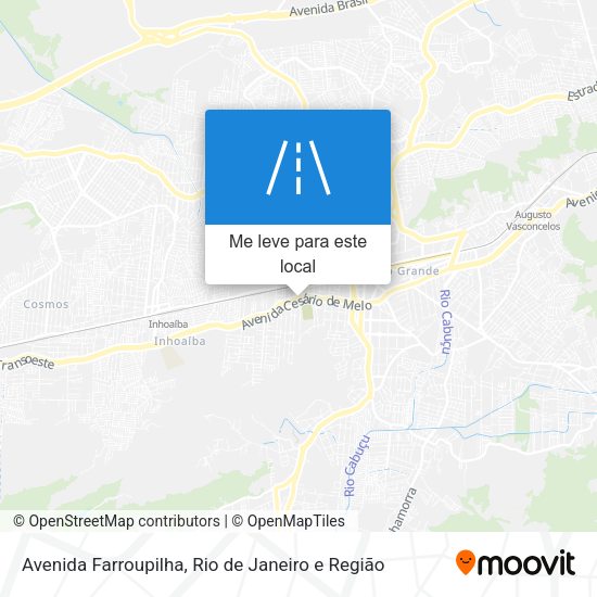 Avenida Farroupilha mapa